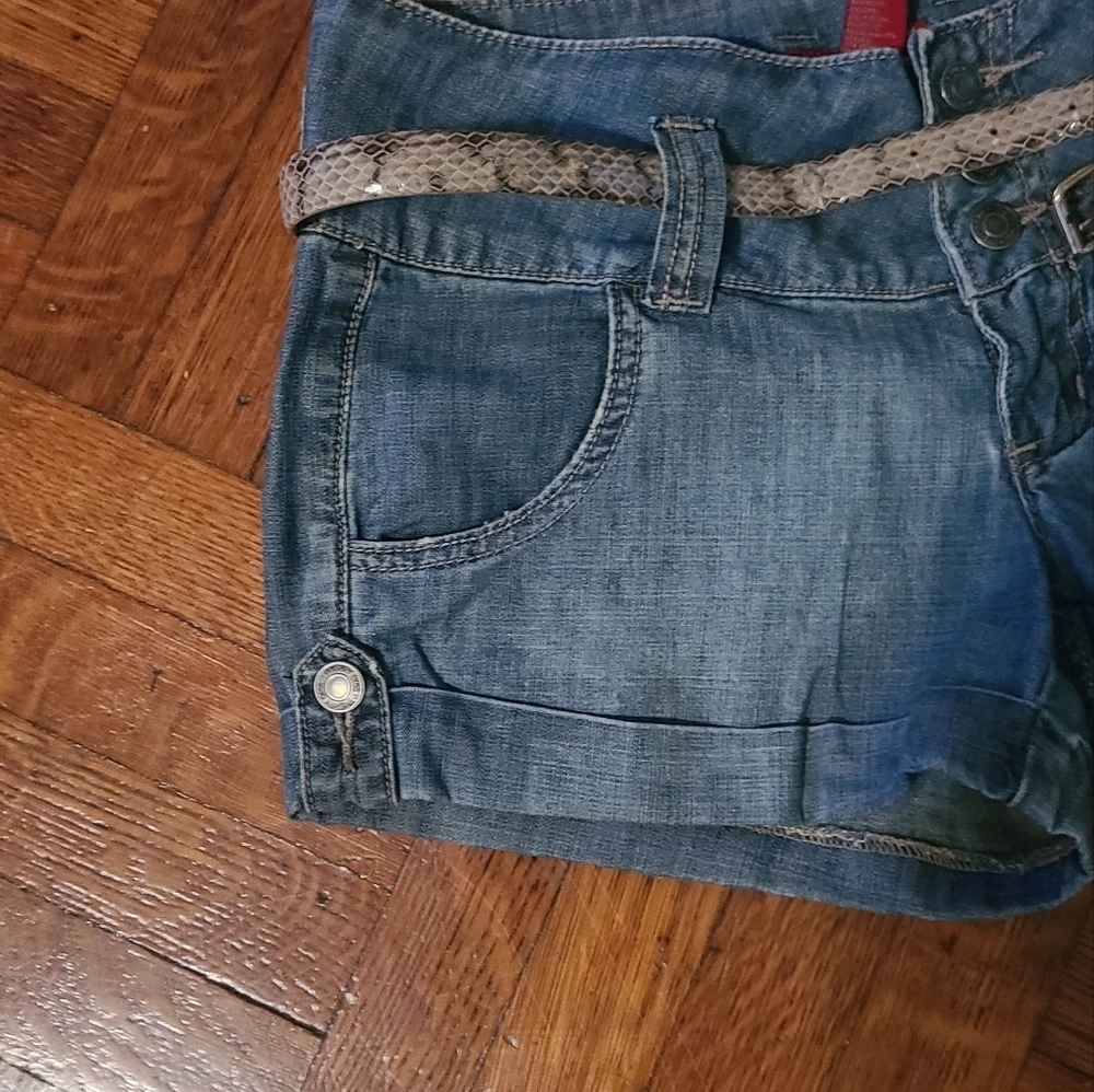 Jean Shorts W Cuff, Low Rider SZ 27 - Picture 6 of 10